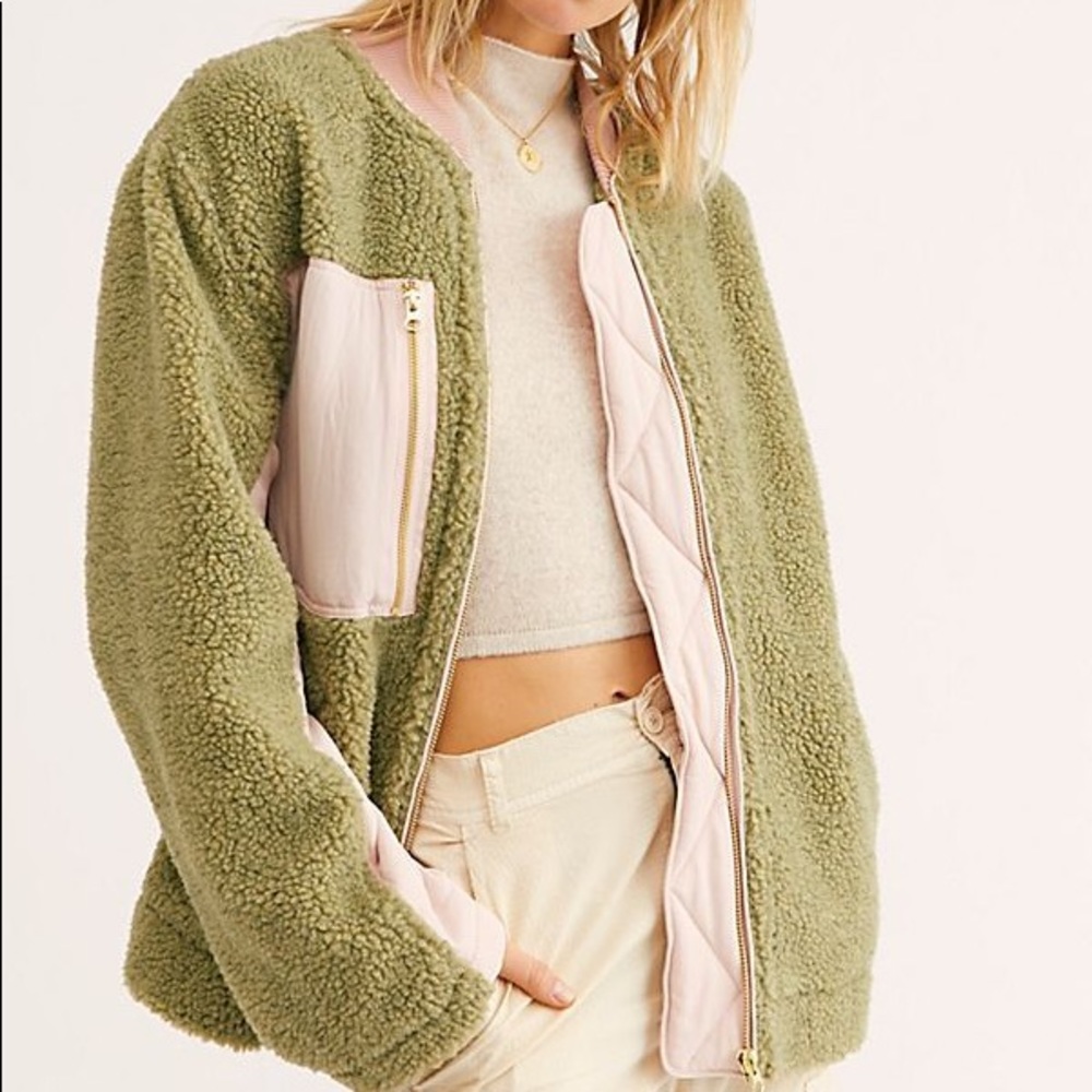 FREE PEOPLE • We the Free Rivington Sherpa Jacket